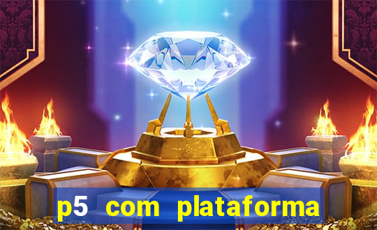 p5 com plataforma de jogos